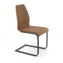 Стул HALMAR K265 коричневый/дуб медовый